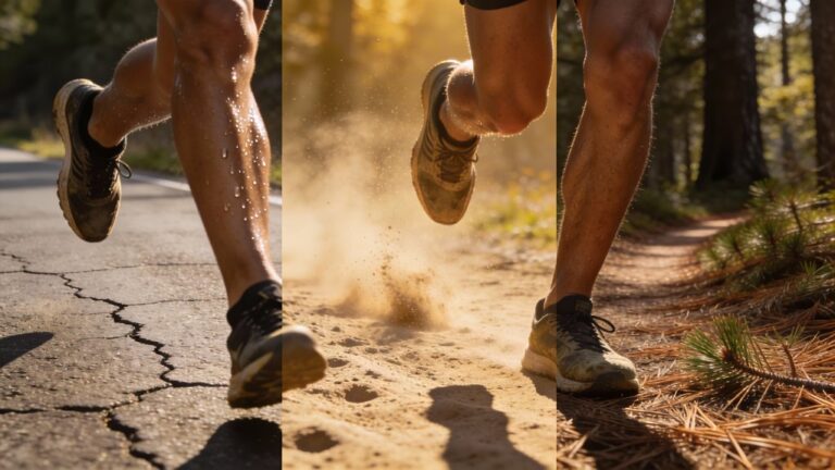 varying terrains for running